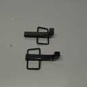 TonGass (2-Pack, Black) Premium Snap L-Pins for Weight Distribution Hitches, 4 1/4" x 1 3/4" L-Pins with Integrated Snap Clips, Minimize Weight Distribution Hitch Noise, Zinc-Coated Heavy-Duty Steel