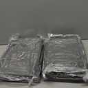 90L Large Storage Bags,6 Pack Foldable Clothes Storage Bins,Closet Organizers Storage Containers Durable Handle Thick Fabric For Bedding,Clothing, Blanket, Pillows and Toys,Grey