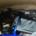 Drive Medical R728BL Foldable Rollator Walker with Seat, Blue