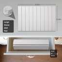 Dish Drying Mat For Kitchen Counter Diatomaceous Earth Quick Dry Mat 23.6*15.4 Inch Fast Drying Bathroom Mat Black