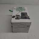 Bathroom Accessory Set, 9-Piece White Bathroom Set with Trash Can, Tray, Soap Dispenser, Toothbrush Holder, Toothbrush Cup, Soap Dish, Toilet Brush and Q-tip Holders for Bathroom/Housewarming