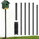 15 FT Telescoping Bird House Pole, Heavy Duty Bat House Mounting Pole