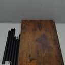 HCHQHS Bookshelf, 5-Tier Industrial Bookcase, Rustic Open Book Shelf, Freestanding Tall Bookshelves with Metal Frame