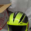 GLX GX23 Dirt Bike/Motocross Helmet - Sear Yellow, Medium - DOT Approved