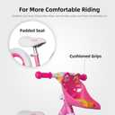 JOYSTAR 12/14 Inch Kids Balance Bike for 18months-5 Years Old Boys Girls, Lightweight Toddler Balance Bikes with Footrest and Handlebar Basket or Doll Seat, 14 Inch Wheels