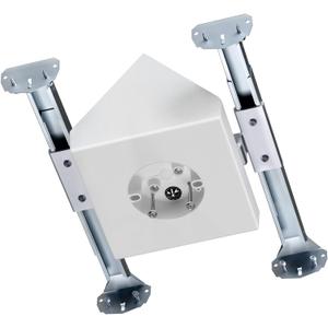 Ceiling Fan Box, 14.5 Cubic-inches Adjustable Fan and Light Fixture Mounting Box, Ceiling Fan Mounting Bracket,Fits Cathedral Ceiling Angles of 80or Up, 1-Pack, White