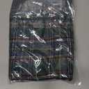 MIULEE Christmas Set of 2 Scottish Tartan Plaid Throw Pillow Covers Farmhouse Classic Decorative Outdoor Square Cushion Cases for Decor Sofa Couch 18x18 Inch, Green