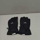 Achiou Kids Ski Gloves, Waterproof Winter Snow Snowboard Gloves Warm Touchscreen for Kids Boys Girls Children Skiing Cycling (XL (11-12 Years), Black)