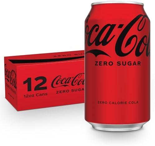 Coke Zero Sugar Cola Soda, 12 oz, 12 Pack , BBD: Oct 2025