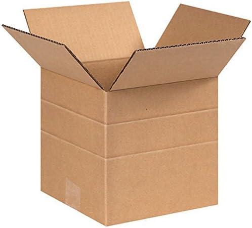 AVIDITI Moving Boxes Large 8"L x 8"W x 8"H, 25-Pack, Corrugated Cardboard Box for Packing, Shipping and Storage 888