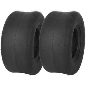 AR-PRO (2-Pack) 13x6.50-6 Lawn Mower Tires, Replacement 13x6.5-6 Smooth Tractor Turf Tire, 4 Ply Lawn Mower Tire Tubeless 480lbs Load Capacity, Fit for Most Riding Mower, Lawn Garden Tractors