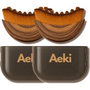 Lymphatic Contour Face Brush, Lifting and Firming, Improves Skin Glow & Absorption, Ergonomically Designed to Fit The Skin Precisely and Relieve Fatigue (2Pcs)