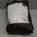 Queen Size Box Spring Wrap with 16-Inch Drop-Easy Fit Wrap-Around Cover for Bed,Sleek Alternative to Bed Skirt,Mattress Protector Encasement(White, Queen)