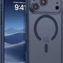 BENTOBEN Magnetic for iPhone 17 Pro Case 2025 [Compatible with Magsafe] [Full Camera Wrapped] Translucent Matte Phone Case iPhone 17 Pro Slim Shockproof Women Men Protective Cases, Deep Blue