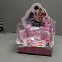 Melissa & Doug Wooden Beauty Salon Play Set, 18-Piece Vanity with Pretend Play Toys, Makeup, Mirror, Accessories & More, Preschool Toys for Girls & Boys Ages 3+ - FSC Certified