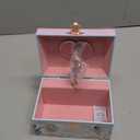 Giggle & Honey Musical Fairy Jewelry Box for Girls - Kids Music Box with Spinning Fairy and Mirror, Princess Birthday Gifts for Little Girls, Childrens Jewelry Boxes for Ages 3-10 - 6 x 4.7 x 3.5 in