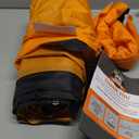 POWERLIX Ultralight Inflatable Camping Sleeping Pad - Camping Mattress for Backpacking, Hiking, Compact Lightweight Sleeping Mat for Camping, Inflation Bag/Repair Kit Included (Orange & Black)