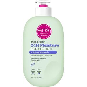Eos Shea Better Body Lotion- Crme de Pistachio, 24-Hour Moisture Skin Care, Lightweight & Non-Greasy, Made with Natural Shea, Vegan, 16 fl oz, 2 Pack