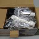 Cambom Rotary Cheese Grater Hand Crank Cheese Shredder for Fresh Cheese, Vegetable, Nuts,Non-slip Suction Base, Free Cleaning Brush Three Blades, Black