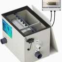 Rotary Drum Filter,Canister Filter,RDF Fully Automatic Water Self-Cleaning Filtration for Koi Pond,Fish Pond,Aquarium,Seedling Cultivation Base,Aquaculture,Hydroponics (4000GPH Advanced Edition)