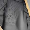Floor Mats for The New 2026 Hyundai Palisade Hybrid 7&8 Seats (Not Fit Gas),TPE All Weather Protection Car Mats Floor Liners Automotive Accessories,Black