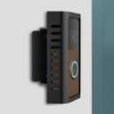 All-Metal Anti-Theft Doorbell Mount with Adjustable Angle (45 Left/Right), Bracket Holder for R1/2/3/3 Plus/4/2020/2023 Release, Most Video Doorbells, Not Blocking Sensor