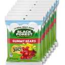 Black Forest Gummy Bears Candy, Real Fruit Juice, 6 Ounce Bags (Pack of 8)