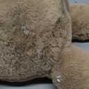 uoozii 20" | 4 Pounds Light Brown Dog Weighted Stuffed Animals with Unscented Microwavable Heating Pad, Cute Coolable Heatable Weighted Plush Warm Gift for Kids & Adults