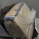 Dog Stairs for Small Dogs 15.7" H, Curved Dog Step for Puppy, Older Cat, Medium Pet Ramp for Sofa, Couch or Chair, Ladder with High Density Foam, 3 Step, 15.7x22.4x15.7 inch, Beige