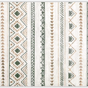 Area Rug for Living Room 10x14: Large Washable Boho Moroccan Rugs Geometric Neutral Rug, Non-Slip Foldable Morden Farmhouse Indoor Floor Carpet for Bedroom Dining Room Home Office（Brown Green,10'x14'）