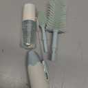 Momcozy Bottle Brush Kit, Innovative Push-Press Design for Better Cleaning - Baby Bottle Cleaner Brush for Baby Bottle, Breast Pumps, Nipples, and More - Can Generate Foam for Better Cleaning, Green (Press Bubble Style)