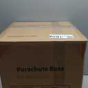 Adjustable 14.8 Inch Patio Table Top  Tempered Round Outdoor Tray with 1.6 Inch Umbrella Hole for Patio & Garden Tables, White