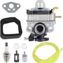 ALL-CARB Carburetor Air Filter Spark Plug Kit Replacement for Troy Bilt TB516EC Edger 29cc 4-Stroke Replacement for Craftsman 316711930 316791960 316791210 Trimmer