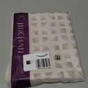 jinchan Tier Curtains 36 Inch for Small Window Linen Blend Cafe Curtains Farmhouse Rustic Half Window Drapes for Kitchen Living Room Bedroom Light Filtering Rod Pocket 2 Panels Neutral Crude