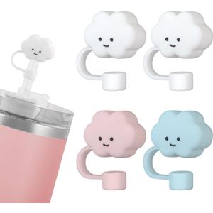 MLKSI Straws cover for Stanley Tumbler, 4 Pack Straw Cover for Stanley Cup Accessories, 4 Pcs Straws Cap for Stanley 40 oz 30oz Tumbler with Handle MLKSI Straws cover for Stanley Tumbler, 4 Pack Straw Cover for Stanley Cup Accessories, 4 Pcs Straws Cap for Stanley 40 oz 30oz Tumbler with Handle