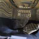 Amazon Basics 2-Door Top-Load Hard-Sided Pet Travel Carrier for Cats and Small Dogs, 19" L x 12.6" W x 10" H, Gray & Blue