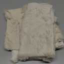 Lanpn 20x20 Christmas Tree Throw Pillow Covers Set of 2, Winter Snowflake Snow Flake Throw Pillow Cases Soft Plush 20 x 20 Winter Cushion Cover for Indoor Home Bedroom Couch Sofa Xmas Decor (Beige)