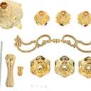 Elegant European-Style Desktop Candlestick Holder for Home Decor Artistic Metal Candle Stand for Living Bedroom Office Stylish Taper Candle Holder for Romantic Festival Ambiance