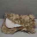 Ashler Faux Fur Rug, Fluffy Shaggy Area Rug Ultra Soft 2 x 2.9 Feet Rectangle Beige Fuzzy Rug Machine Washable Shag Rug, Nursery Decor Throw Rugs for Bedroom, Kids Room, Living Room