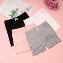 Avxdbr 4 Pack Girls Bike Shorts Under Dress Shorts for Girls | Breathable Strechtchy Summer Cartwheel Shorts Under Dress for Girls