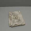 Vangao Linen Valance Curtain Farmhouse Sage Green Floral Window Valance for Bedroom, 16 Inch French Country Flower Drapes for Kitchen Light Filtering Window Treatments Rod Pocket 1 Panel