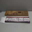 Farmhouse Family Wall Decor Rustic Wood Hanging Wall Art - Bless This Home And All Who Enter - Family Signs for Home Decor Inspirational Quotes for Hallway, Kitchen, Living Room 16"x5"