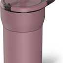 BrMate Leap 12oz 100% Leakproof Kids Tumbler with Handle and Silicone Soft Straw | Drop Resistant Silicone Sleeve | For Kids 4+ | Insulated Stainless Steel | Cup Holder Friendly | 12oz (Rose Taupe)