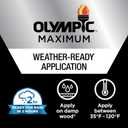 Olympic Maximum 1 gal. Redwood Semi-Transparent Exterior Ready to Use Stain and Sealer in One Low VOC
