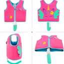 Pottwal Swim Vest for Kids - Swim Jacket - Made of Neoprene & EPE - with Adjustable Crotch Strap, Small