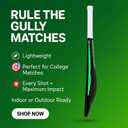 Reebok Blaze Plastic Cricket Bat Full Size 34" 4.5", Lightweight PVC, Durable Design for Practice & Recreational Play, Suitable for Ages 15+ (Green)
