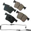 Akebono EUR1561A Ultra premium Brake pad Set , GREY