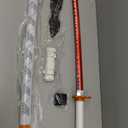 RENGENG Light Up Sword, 40 Inches Rechargeable Plastic Replica with Belt & Stand, Sword with Original Texture (Rengoku)