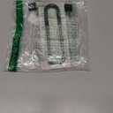 Master Lock 527D Adjustable Shackle Padlock with Key, Black