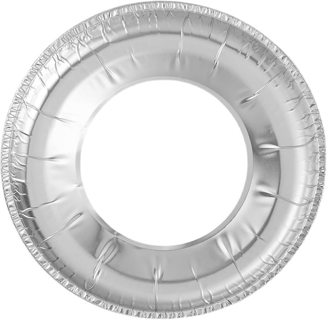 Gas Stove Oil Proof Gasket, 60 Pcs Round 9 Inch Thickened Aluminum and Tin Foil for Kitchen (60)